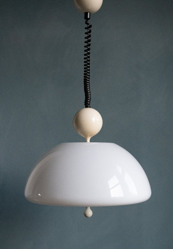 Saliscendi Hängelampe von Elio Martinelli für Martinelli Luce – Pendelleuchten, Plastic, Metal (photo 3 of 9)