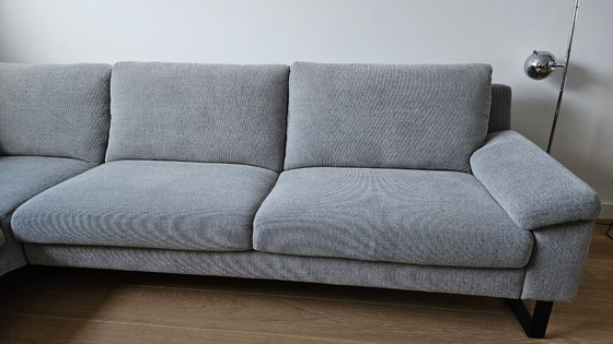 Image 1 of Beautiful light gray corner sofa from Montel (1.5 years old)