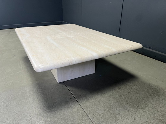 Image 1 of Travertine rectangular Coffee Table 1970s, Italy