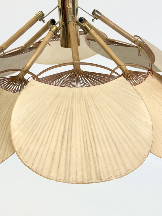 Image 1 of Uchiwa pendant lamp by Ingo Maurer