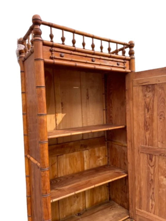 Image 1 of Armario Antiguo Imitación Bambú Siglo XIX