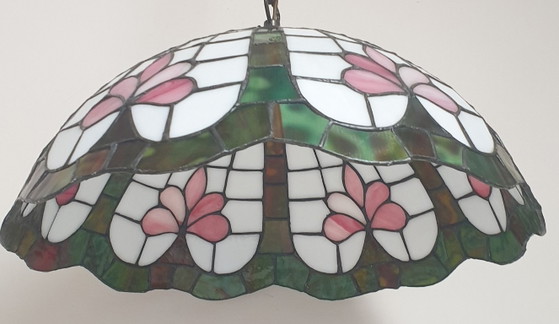 Stained Glass - Tiffany Style Lotus Flower Pendant Lamp (photo 43 of 65)