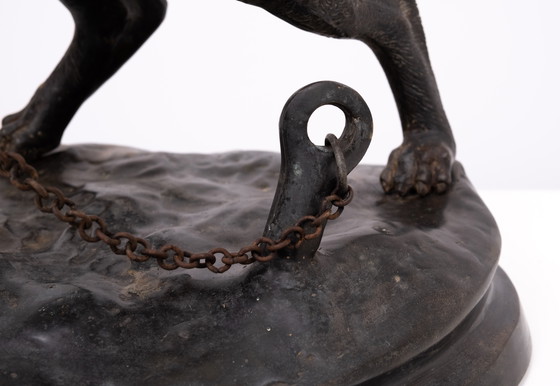 Image 1 of Großer Bronze-Mastiff, Charles Valton 1890 Frankreich