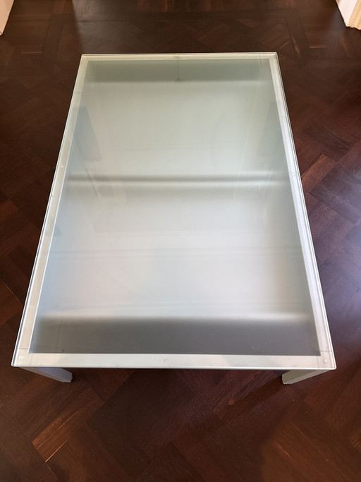 Desalto Helsinki Design Coffee Table | Frosted glass – salontafels, Metal