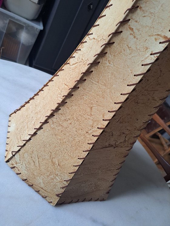 Image 1 of Set of 2 vintage XL Lampshade clock shape