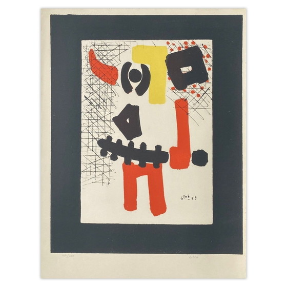 Image 1 of Thomas GLEB Le guerrier Litografia firmata 1959