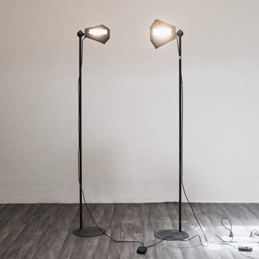 Pair of floor lamps by Ettore Sottsass for Olivetti Synthesis, Italy, 1973