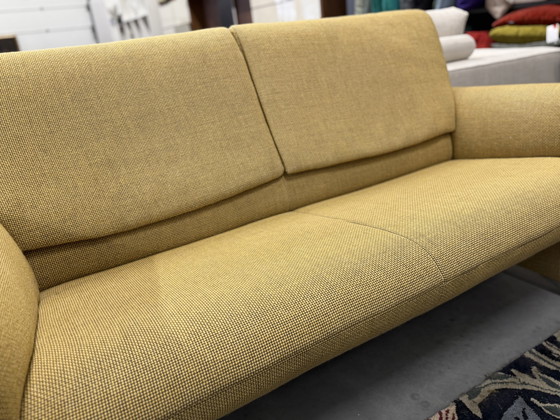 Image 1 of Jori Angel Sofa With Hocker De Ploeg Andes Fabric Yellow