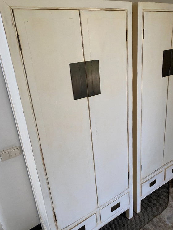 Image 1 of 2 piezas de armarios chinos elegantes "antiguos".