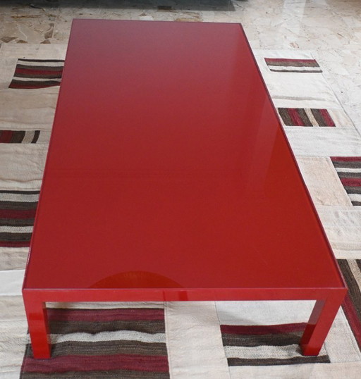 Red MDF Italia Coffee Table