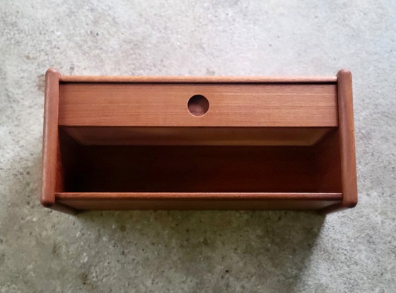 Image 1 of Meuble mural flottant vintage danois par Kai Kristiansen pour Vildbjerg