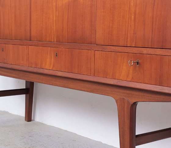 Image 1 of Danish design teak highboard, 1960s