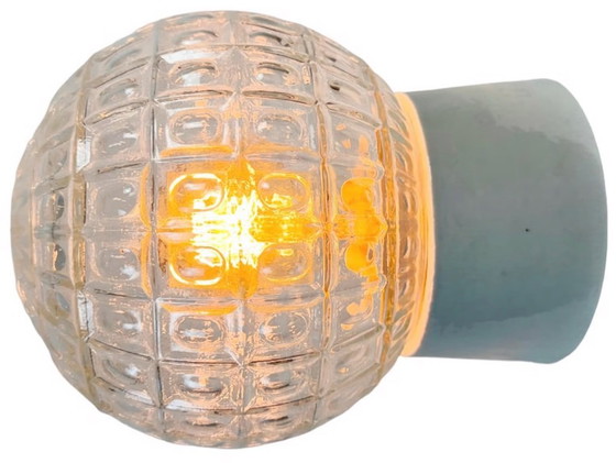 Image 1 of Lampada da soffitto vintage in porcellana bianca, anni '70