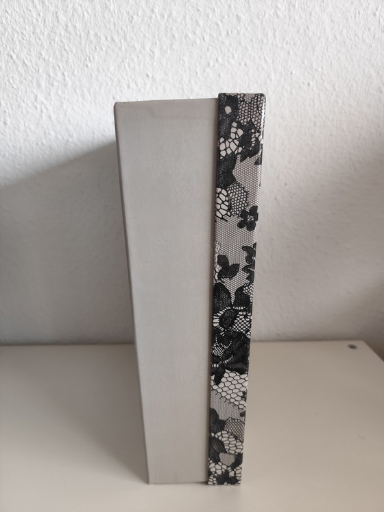 Image 1 of Esprit opbergdoos zwart kant – Kant & roze