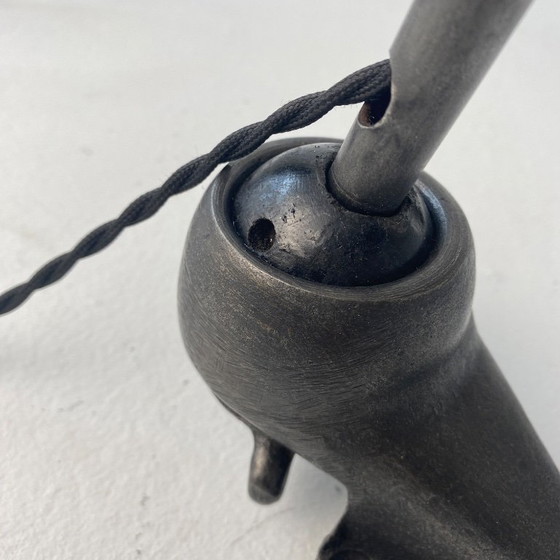 Image 1 of VECCHIA APPLIQUE INDUSTRIALE LAMPE GRAS RAVEL N° 202