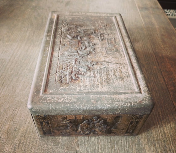 Image 1 of Vintage blikken doos van Van Melle's Confectioneryworks, 1920-1930