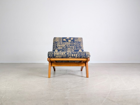 Image 1 of 2x Original Getama GE370 Midcentury Sessel Hans J. Wegner Eiche