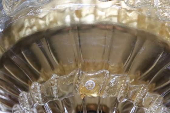 Image 1 of Transparenter Kronleuchter aus Muranoglas von La Murrina, Italien, Ende des 20.