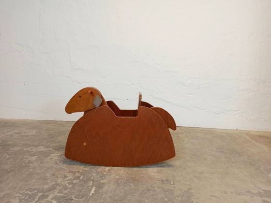 Cavallo a dondolo / pecora in legno, Oggetti decorativi, Marrone (foto 6 di 15)
