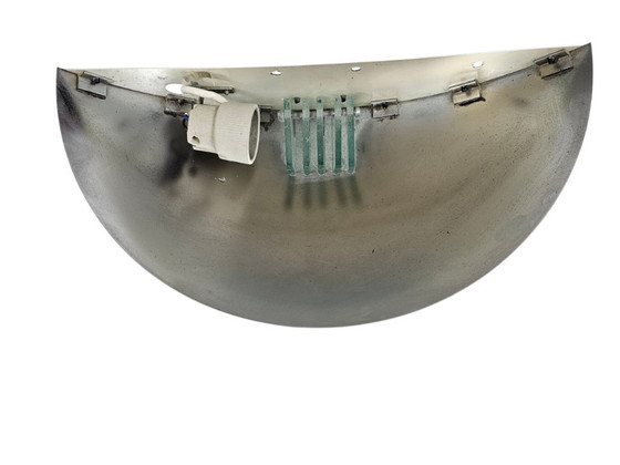 Image 1 of Lumess Swiss - Uplighter - Chrome - Glass - Switzerland - 70s