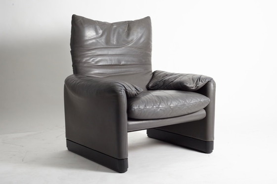 Image 1 of Cassina Maralunga 1 zit Vico Magistretti leder