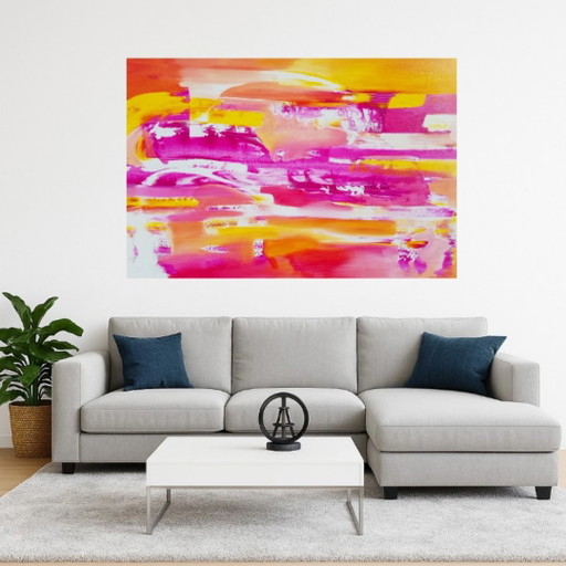 Acrylic painting #Phalenopsis XL 150x100cm