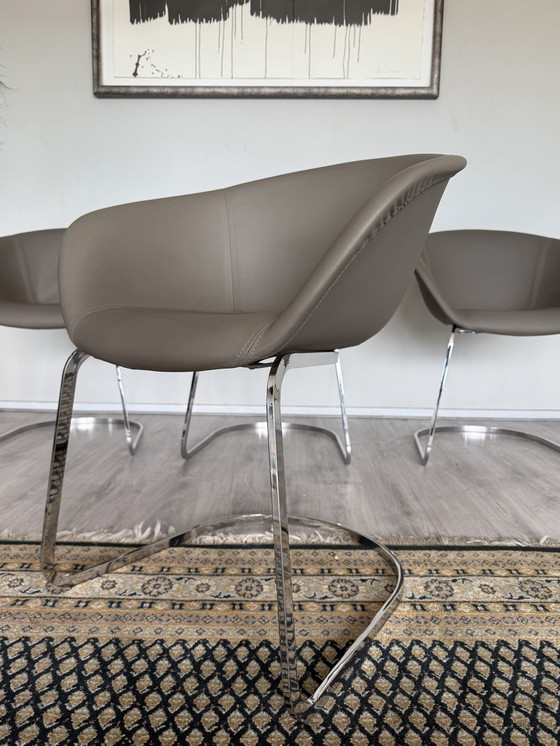 Image 1 of 4x Chaise Arper Duna Design by Lievore Altherr Molina, ca2014