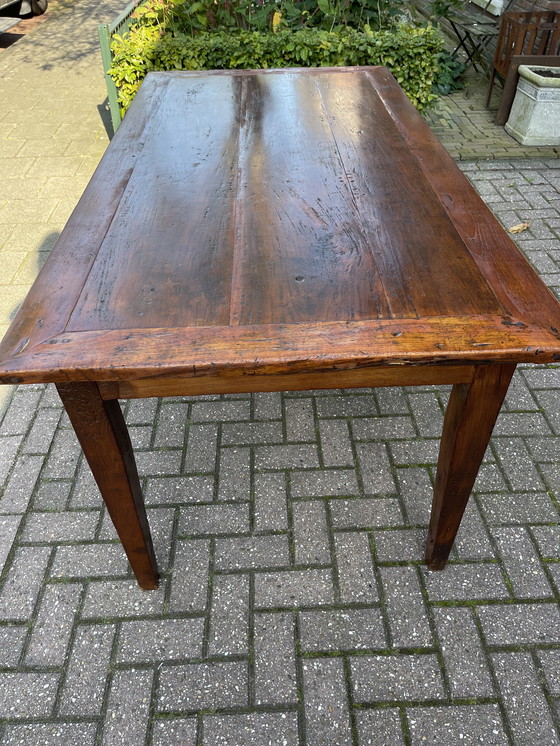 Image 1 of Vintage Wooden Rectangular Dining Table