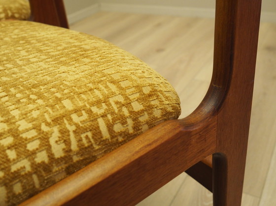 Image 1 of Satz von sechs Stühlen aus Teakholz, Dänisches Design, 1970er Jahre, Produktion: Dänemark