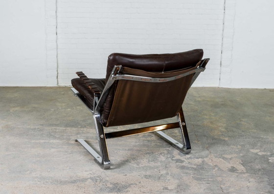 Image 1 of Rare Mid-Century Design 'Pirate' Easy Chair with Armrest by Elsa and Nordahl Solheim for Rykken. Norway, 1973.