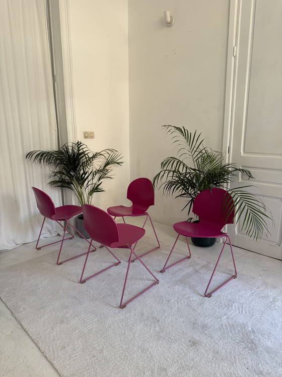 Image 1 of 4 vintage stoels Fritz Hansen 1987