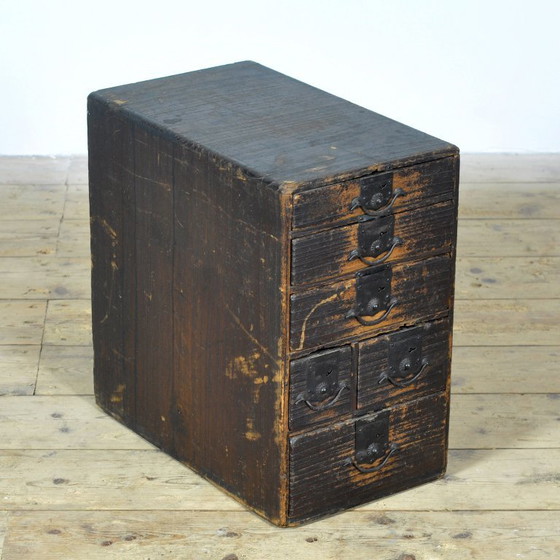 Antieke Japanse Ko-Dansu met origineel ijzerbeslag, circa 1900 – Ladekasten, Iron, Wood (photo 9 of 10)