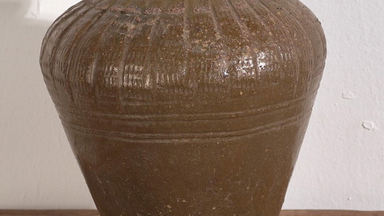 Piccolo vaso antico stile wabi-sabi (c.1900) #1 – Vasi (photo 3 of 14)