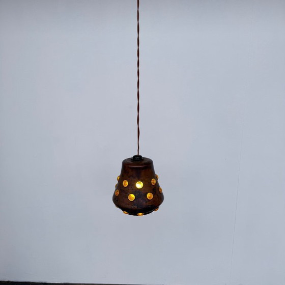 Image 1 of Hanglamp Raak brutalistisch jaren 60