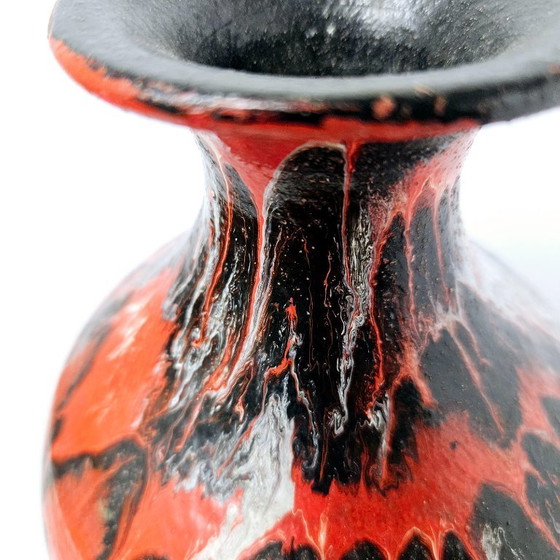 Image 1 of Splendida ceramica artistica tedesca vintage fatta a mano | Vaso in ceramica colorata dipinta a mano dalla Germania