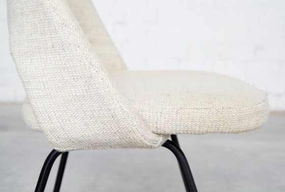 Nr. 72 Conferentiestoelen van Eero Saarinen voor Knoll, jaren 1950, set van 4 – Eetkamerstoelen, Wool (photo 11 of 15)