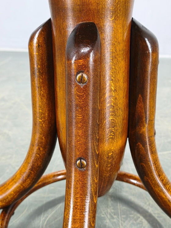 Image 1 of Bentwood Swivel Piano Stool Tatra Nabytok, Czechoslovakia 1940s
