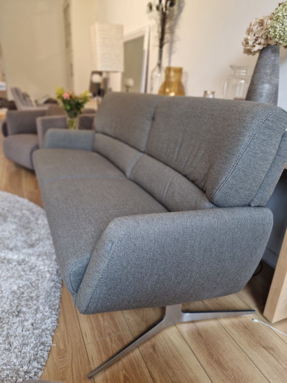 Robustes ergonomisches 2,5-Sitzer Sofa – meubelzorg, Metall, Stoff (photo 2 of 5)