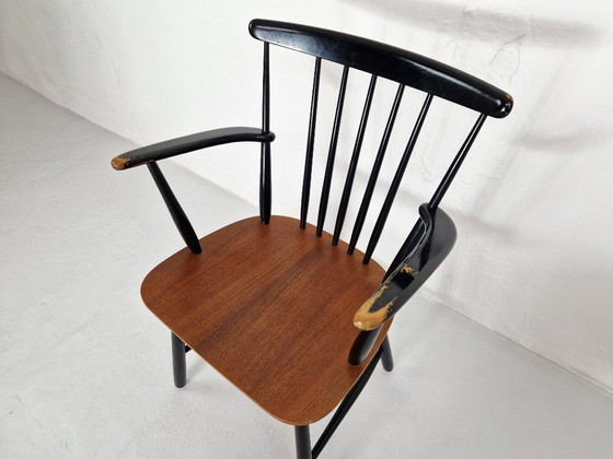 Image 1 of Stuhl im Tapiovaara-Stil von Polonio Holland 1960s