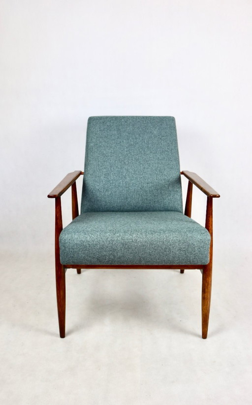 Fauteuil de repos vintage en renard bleu, 1970