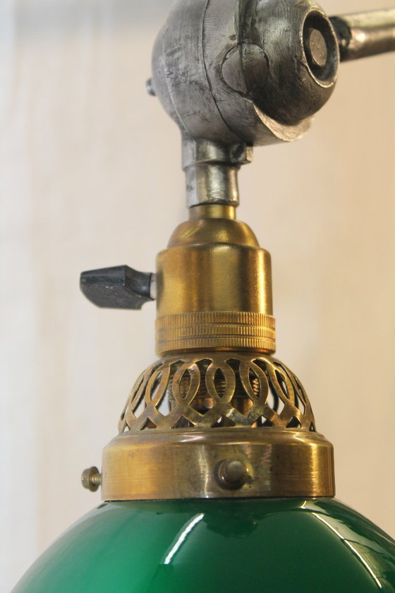 Image 1 of Lampe Tous sens 1930 Opaline
