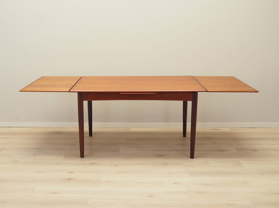 Image 1 of Teakhouten tafel, Deens ontwerp, 1970S, Productie: Denemarken