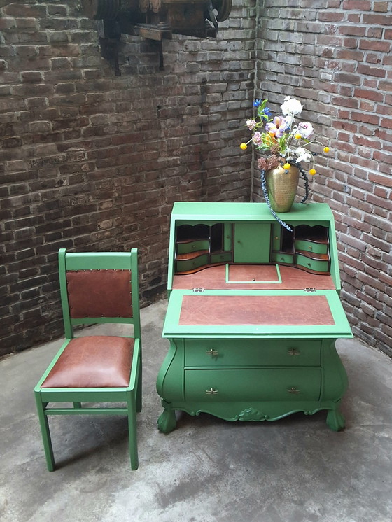 Image 1 of Sekretärschreibtisch, Bauchschrank