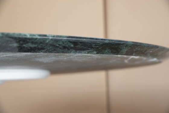 Originele ronde Knoll Tulip eettafel (152cm) in Alpi Verde glanzend in NIEUWSTAAT!! Eero Saarinen – Marble (photo 10 of 15)