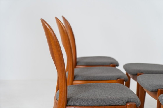 Set van 6 “Morten” Eetkamerstoelen van Niels Koefoed (Denemarken, jaren 60) – Wood, Vintage (photo 10 of 10)