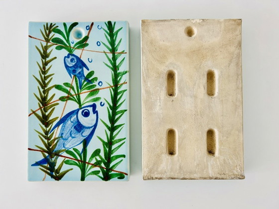 Vintage Hygra (France Ca. 1960) Keramiek Radiator Luchtbevochtiger – Wanddecoratie, Ceramic (photo 6 of 7)