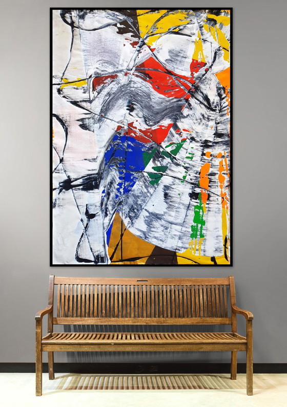 Jürgen Angeler - Tubo multicolore 3D – Dipinti e disegni, Canvas, Abstract (photo 4 of 20)