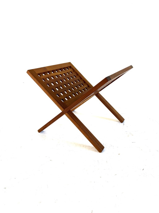 Portariviste vintage danese in teak, modello TripTrap '70 – tijdschriftenrek, Wood