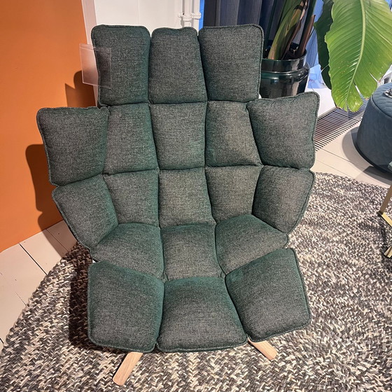 Image 1 of Fauteuil pivotant Husk de B&B Italia avec repose-pieds