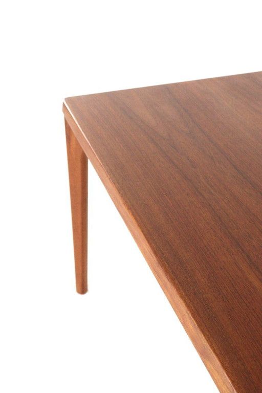 Henning Kjaernulf Vejle rectangular extendable dining table vintage Danish